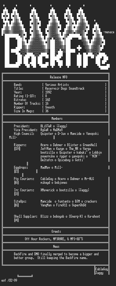 NFO file for VA-Reservoir_Dogs_Soundtrack-1992-Smooth-BKF